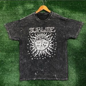 Sublime Rock Tshirt Dark Wash Size Medium